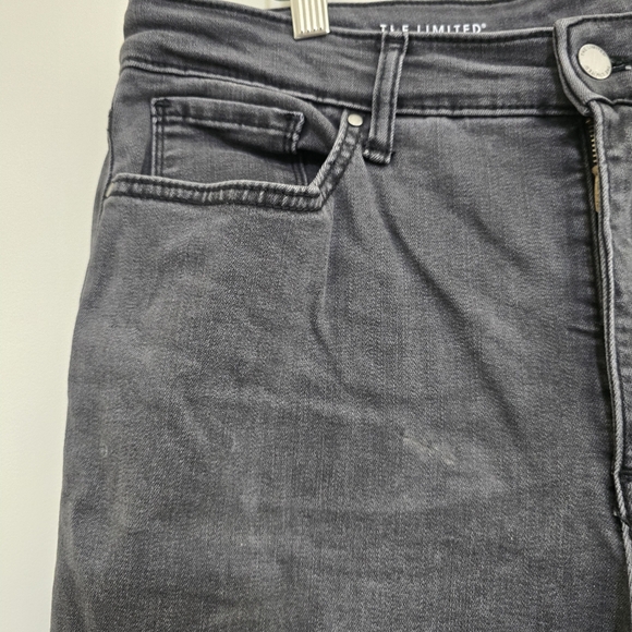 THE LIMITED size 14‎ High Rise Skinny Jeans Stretch Denim Ash Black - Picture 5 of 16